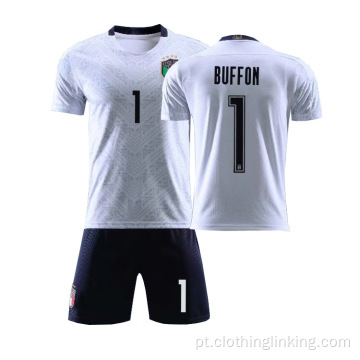 Conjunto de camisa de futebol de homem de futebol da Itália